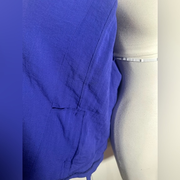 Chico's Women's Blazer, Purple, Open Jacket with side Zipper Pockets Size 3, NWT - Picture 5 of 13